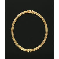 Twist Bangle in 9ct Yellow Gold