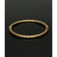 Twist Bangle in 9ct Yellow Gold