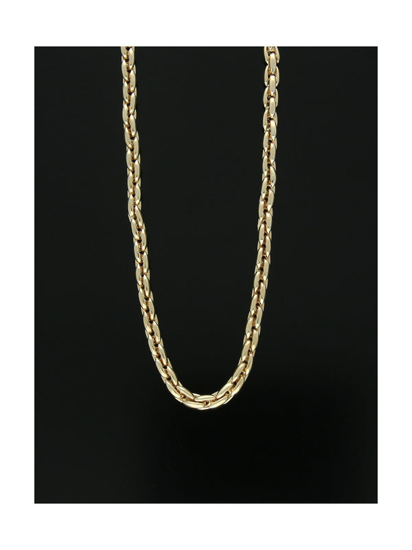 Oval Link Necklace in 9ct Yellow Gold
