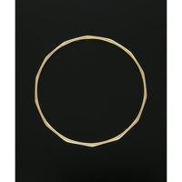 Faceted Bangle in 9ct Yellow Gold