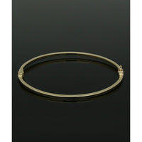 Solid Bangle in 9ct Yellow Gold