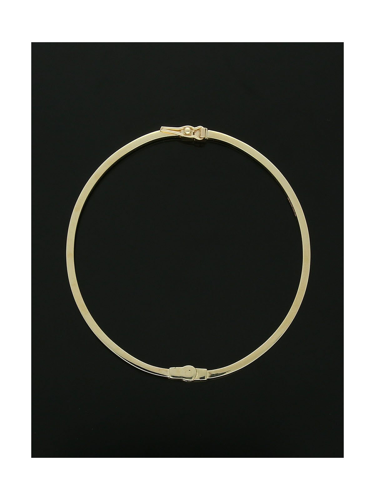 Solid Bangle in 9ct Yellow Gold