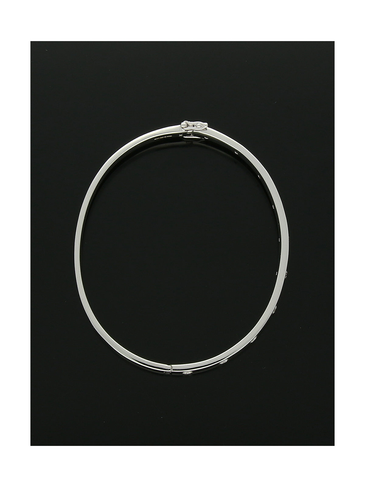 Diamond Bangle 0.50ct in 9ct White Gold