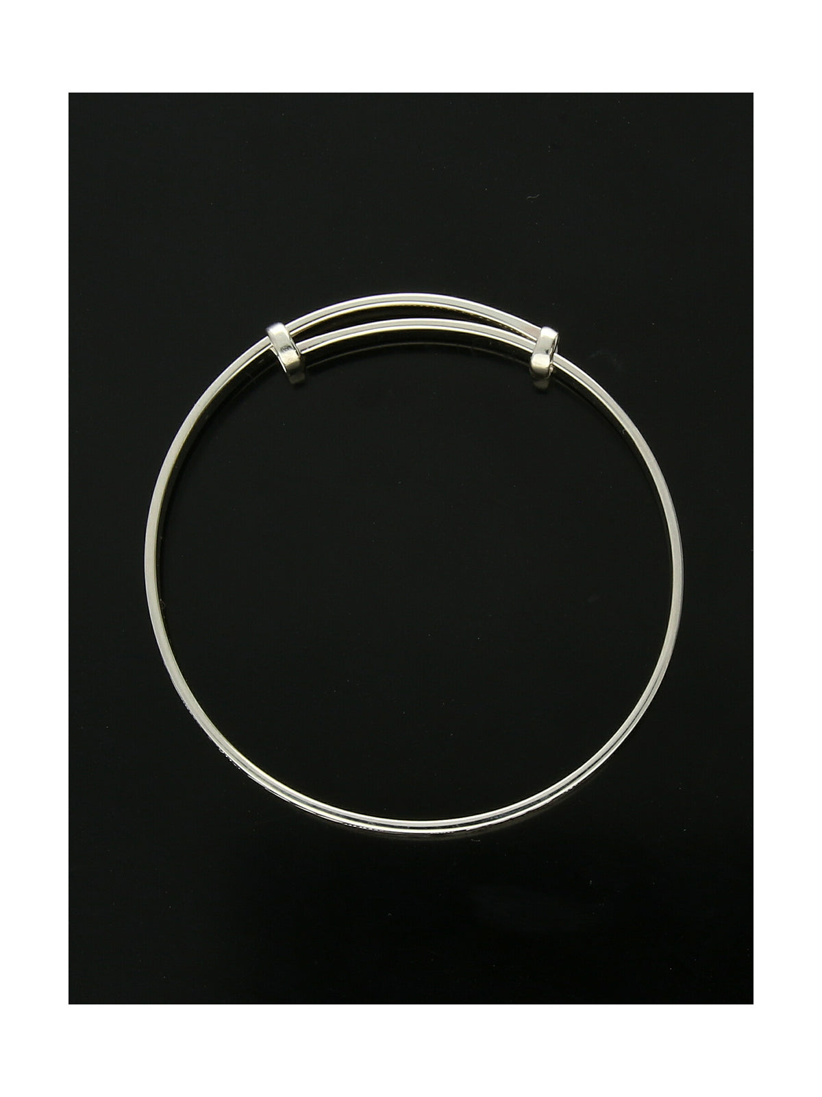 Child's Engraved Bangle in Silver