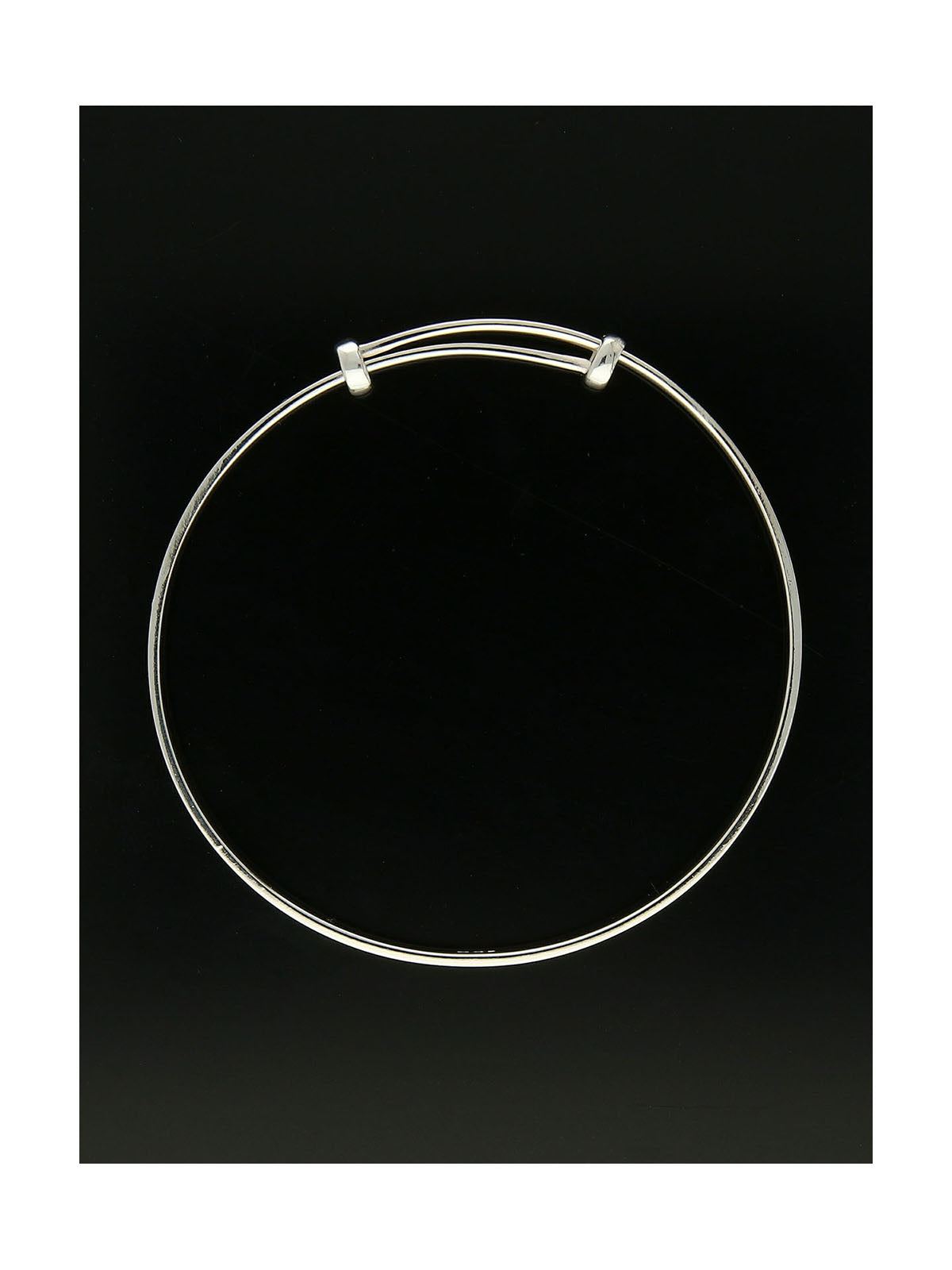 Baby's Engraved 4.5mm Bangle in Silver