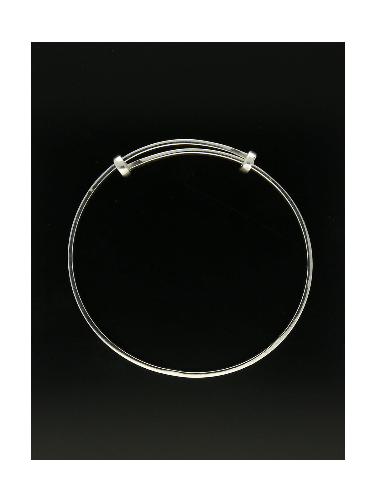 Baby's Plain Expanding Bangle in Silver