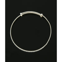 Baby's Engraved 3mm Bangle in Silver