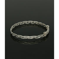 Child's Celtic Expanding Bangle in Silver