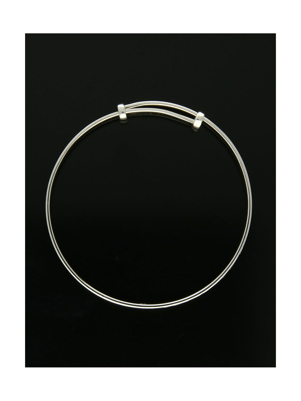 Child's Engraved Bangle in Silver
