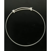 Child's Engraved Bangle in Silver