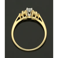 Pre Owned Diamond Solitaire Ring in 18ct Yellow Gold