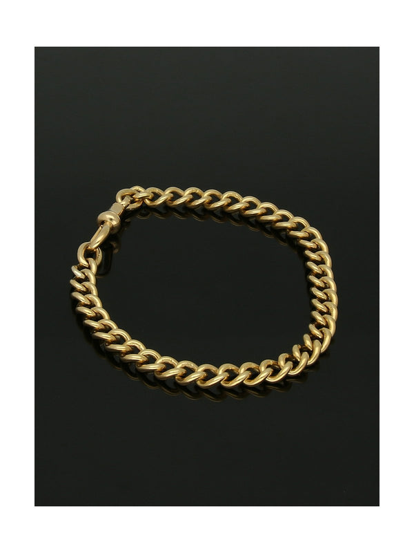 Pre Owned Curb Link Bracelet in 18ct Yellow Gold