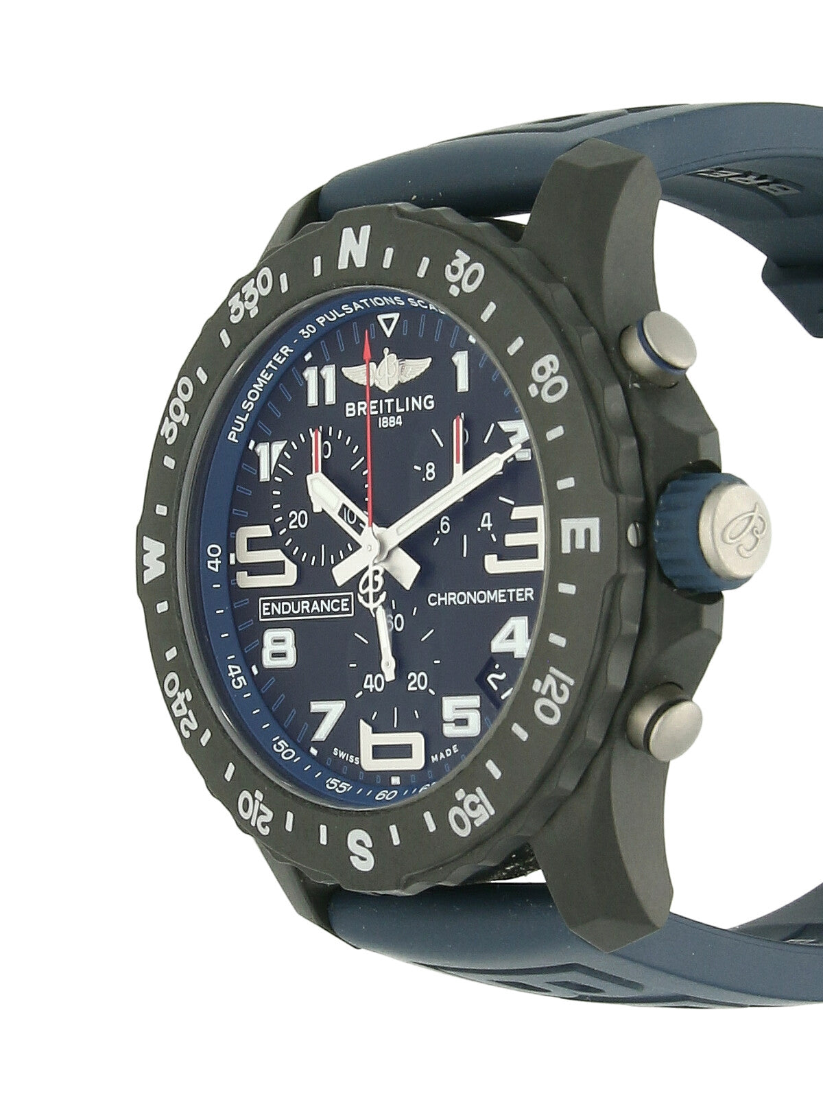Pre Owned Breitling Endurance Pro Watch on Rubber Strap