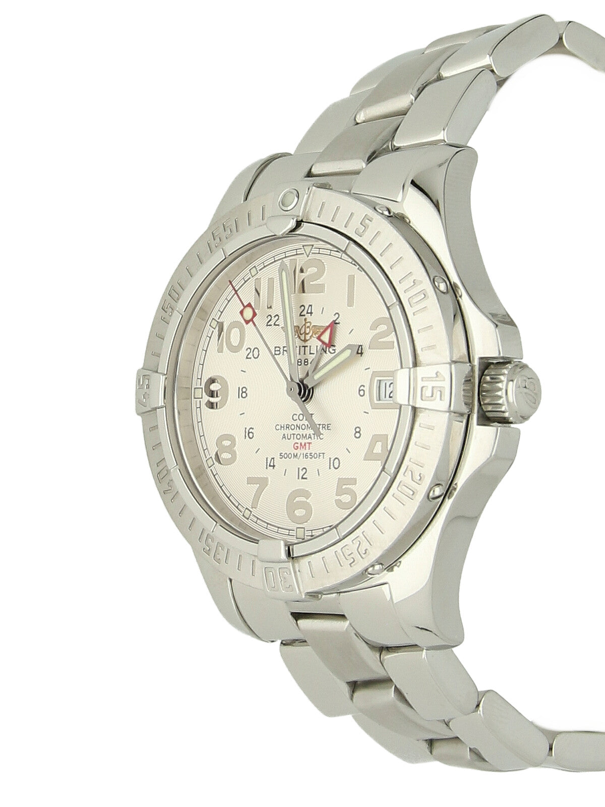 Pre Owned Breitling Colt GMT Steel Automatic 40mm Watch on Bracelet