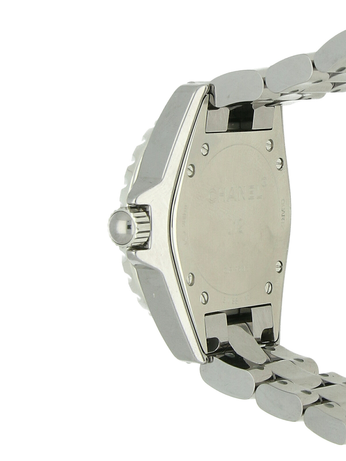 Pre Owned Chanel J12 Steel Quartz Watch on Bracelet