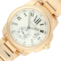 Pre Owned Cartier Calibre De Cartier 18ct Rose Gold Watch on Bracelet