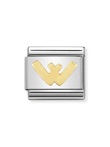 Nomination Classic Letter W Charm 030101-23