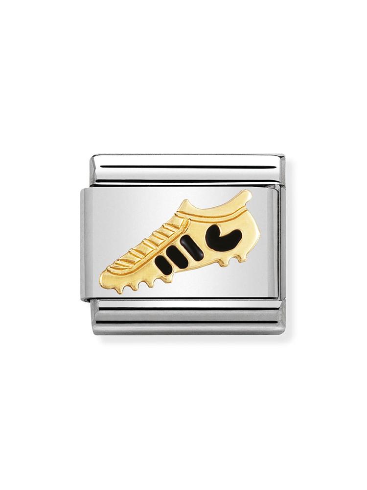 Nomination Classic Steel and Enamel Football Boot Charm 030204-20