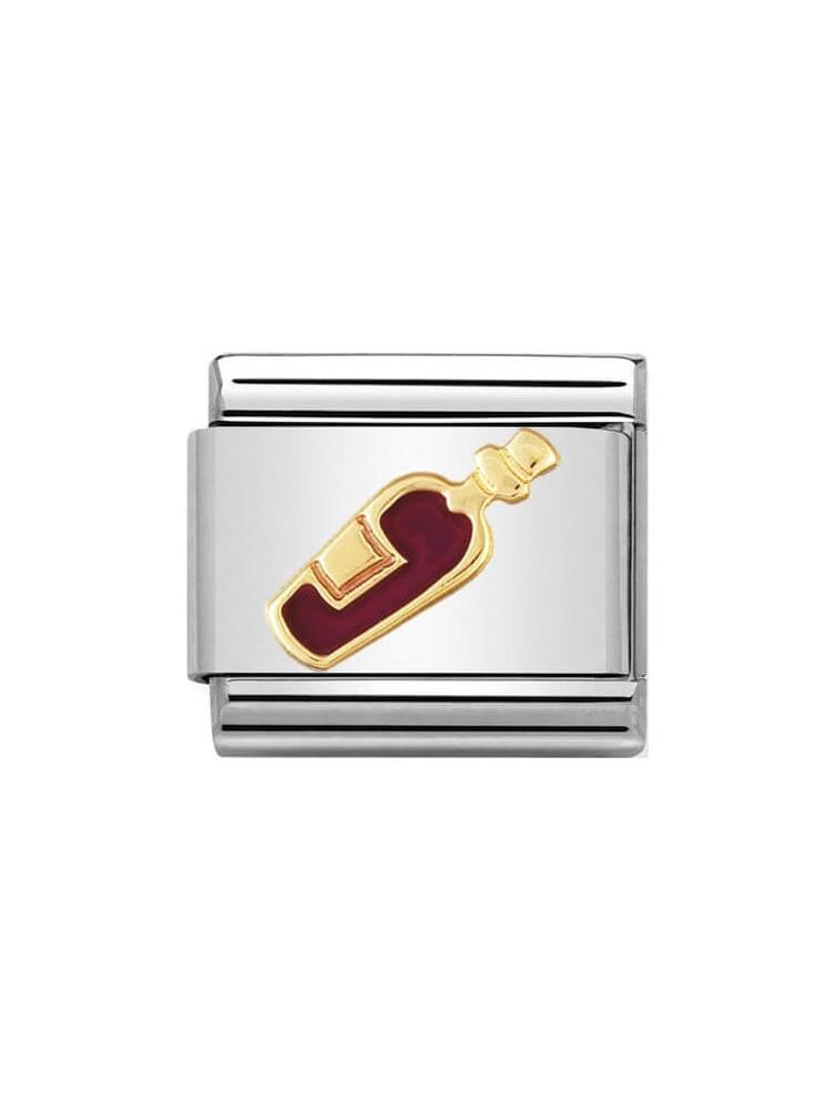 Nomination Classic Steel and Enamel Red Wine Charm 030218-04