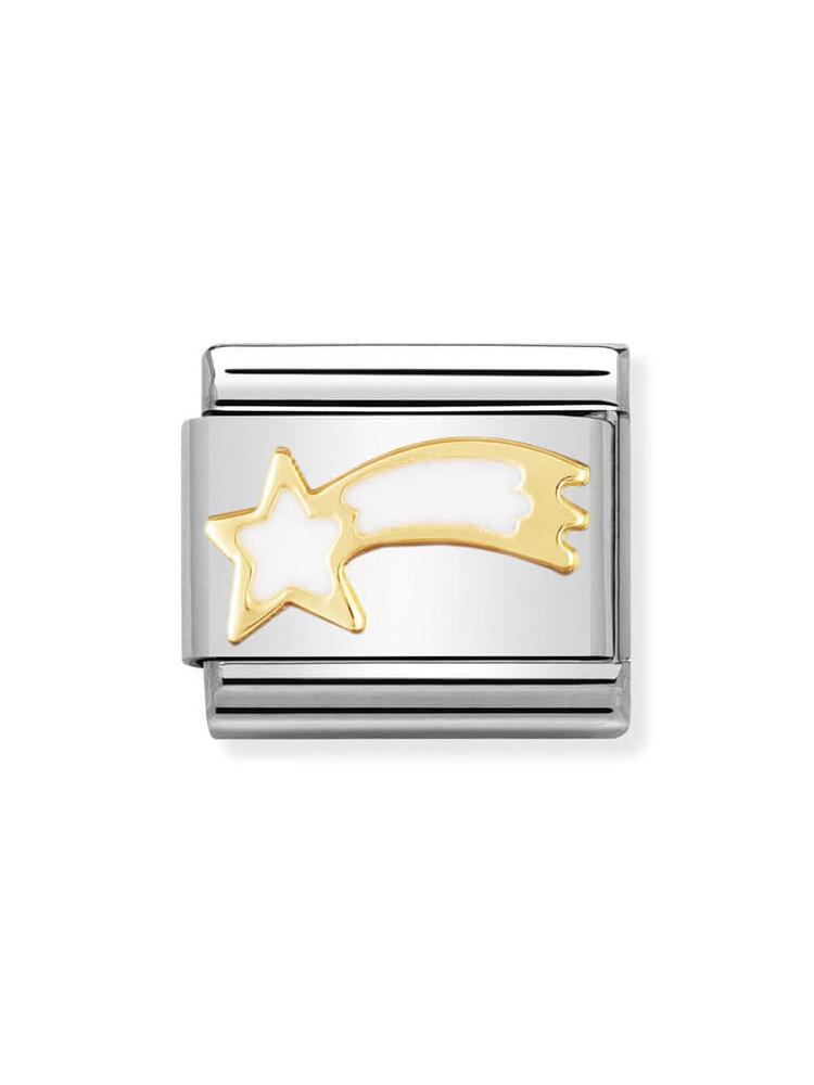 Nomination Classic White Shooting Star Charm 030225-02