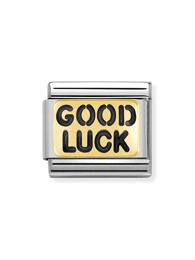 Nomination Classic Steel and Enamel Good Luck Charm 030261-37