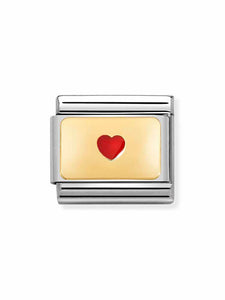 Nomination Classic Small Red Heart Charm 030284-50