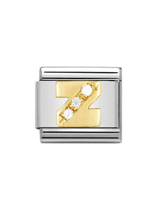 Nomination Classic Letter Z Stone Set Charm 030301-26