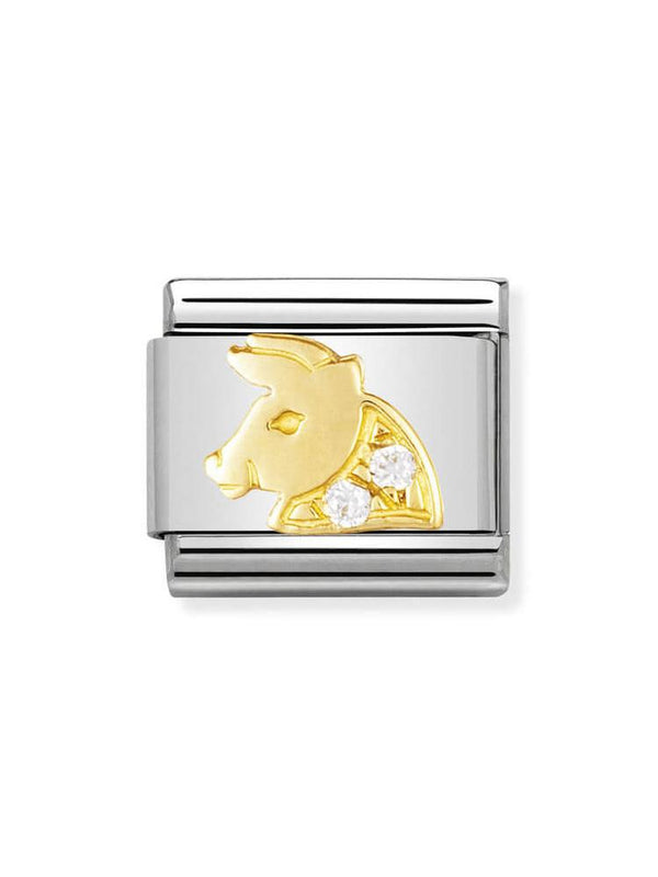 Nomination Classic Taurus Stone Set Charm 030302-02