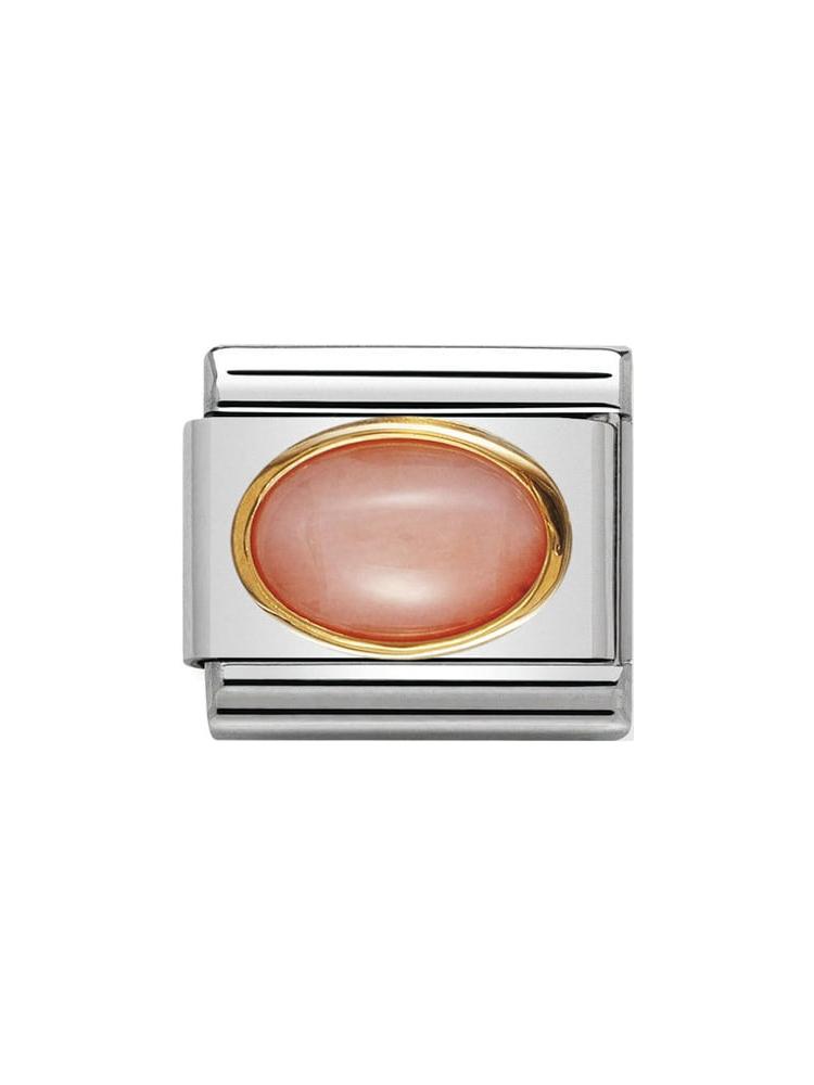 Nomination Classic Pink Coral Oval Charm 030502-10
