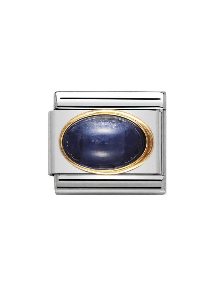 Nomination Classic Sapphire Oval Charm 030504-08