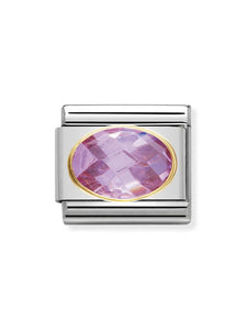 Nomination Classic Pink Faceted Zirconia Charm 030601-003