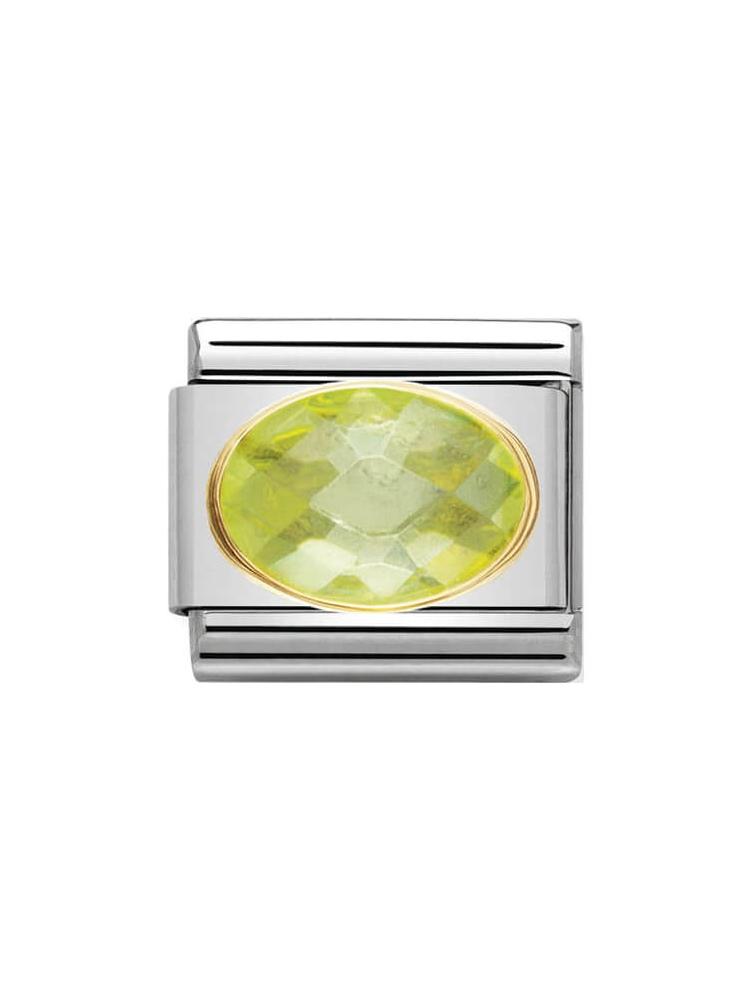 Nomination Classic Green Faceted Zirconia Charm 030601-004