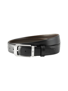 Montblanc Black & Brown Reversible Leather Belt 30MM MB116579