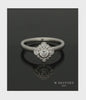 Diamond Cluster Ring 0.43ct Round Brilliant Cut in Platinum