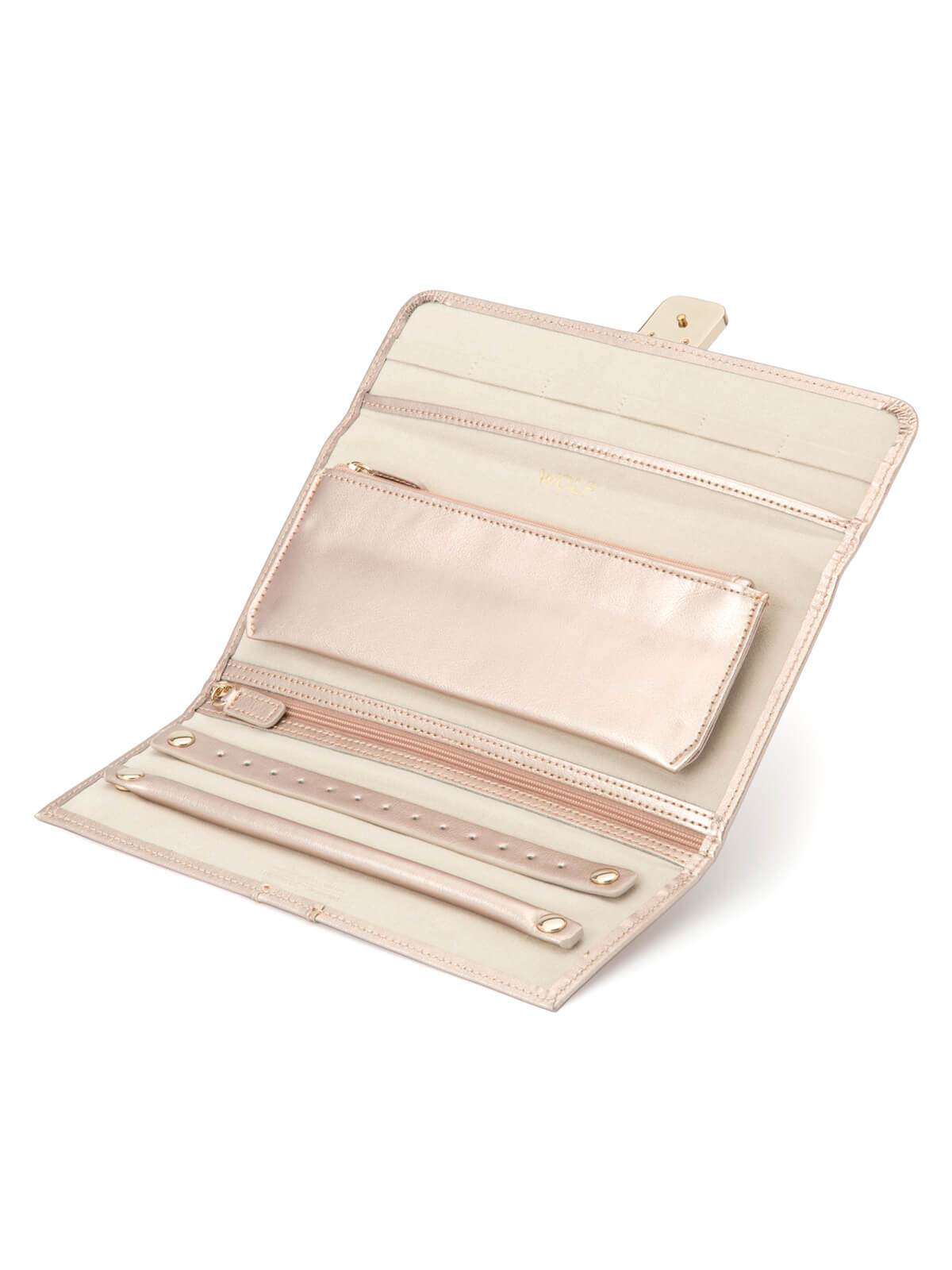 Wolf Palermo Jewellery Roll in Rose Gold 213416