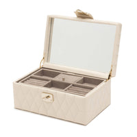 Wolf Caroline Small Jewellery Box in Ivory 329853
