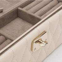 Wolf Caroline Small Jewellery Box in Ivory 329853