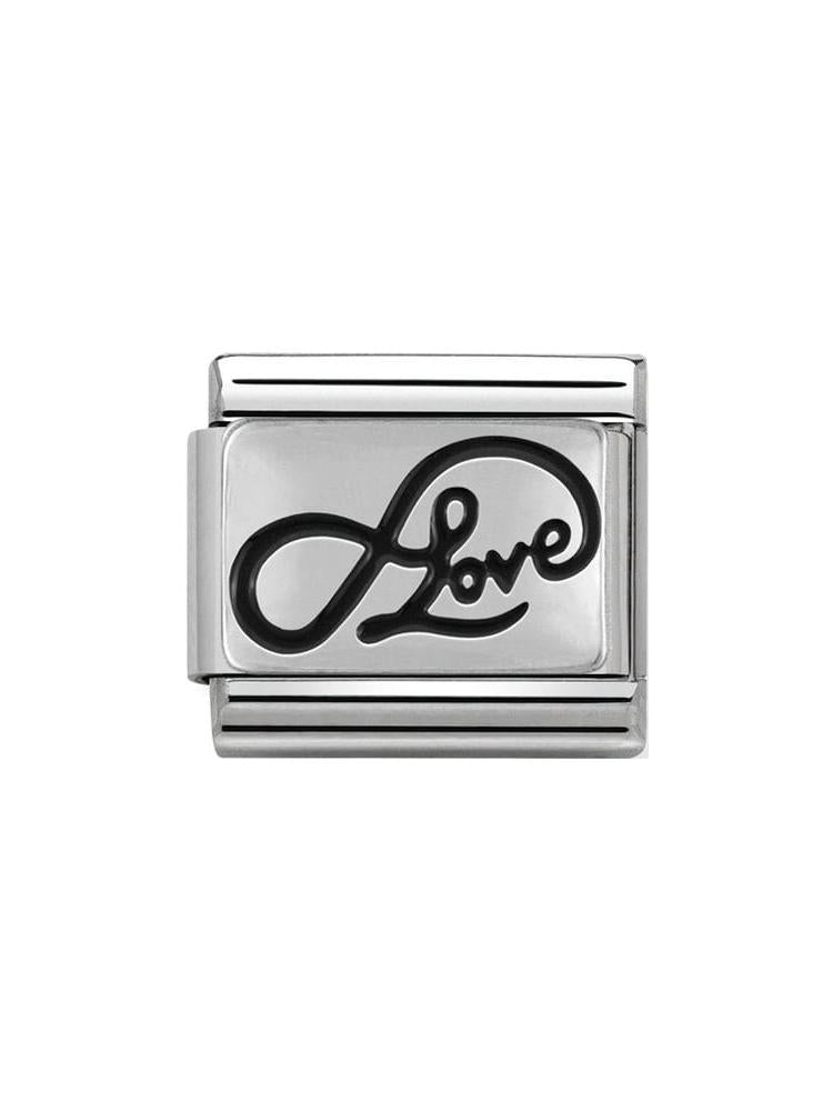 Nomination Classic Steel and Enamel Infinity Love Charm 330102-07