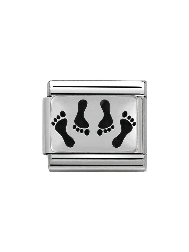 Nomination Classic Steel and Enamel 4 Feet Charm 330102-09