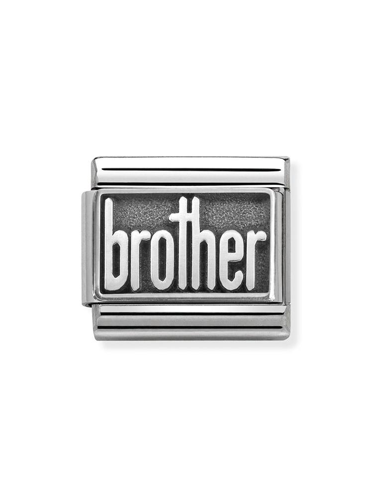 Nomination Classic Steel and Silver Brother Charm 330102-32