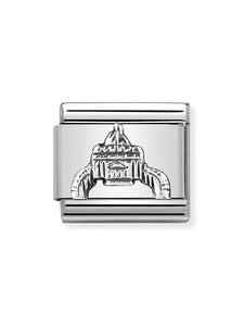 Nomination Classic Steel and Silver St Peter's Square Charm 330105-15