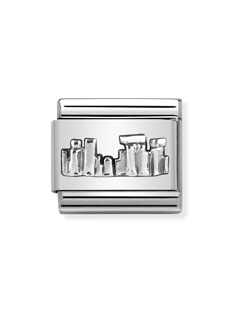 Nomination Classic Steel and Silver Stonehenge Charm 330105-30