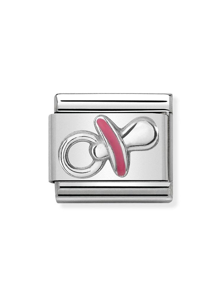 Nomination Classic Steel and Enamel Pink Dummy Charm 330202-39