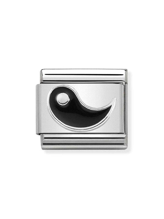 Nomination Classic Steel and Enamel Yin Charm 330204-22