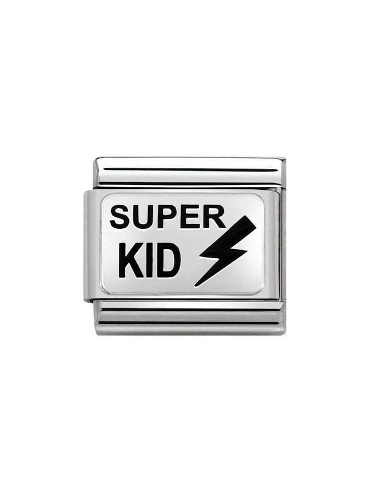 Nomination Classic Steel and Enamel Super Kid Charm 330208-33