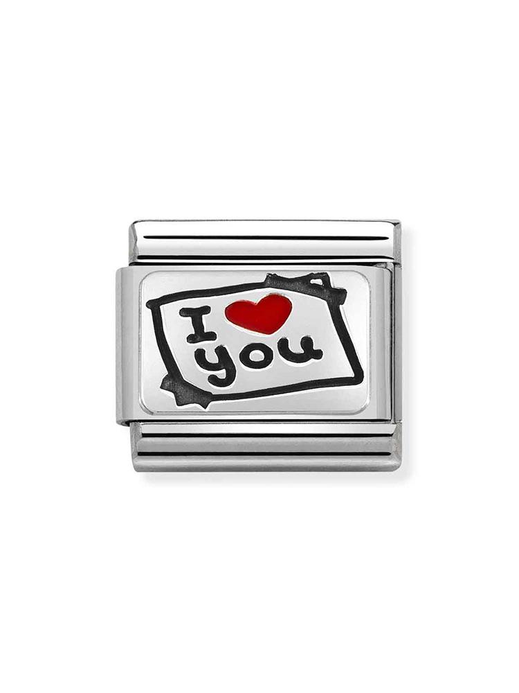Nomination Classic I Love You Post-It Charm 330208-50