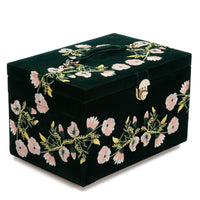 Wolf Zoe Large Jewellery Box - Forest Green 393012