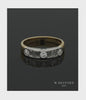 Diamond Half Eternity Ring 0.75ct Emerald & Round Brilliant Cut in 18ct Yellow & White Gold