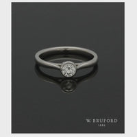 Diamond Solitaire Engagement Ring "The Diana Collection" 0.25ct Round Brilliant Cut in Platinum