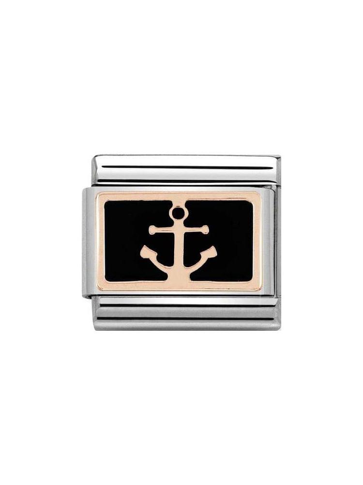 Nomination Classic Steel and Enamel Anchor Charm 430201-18